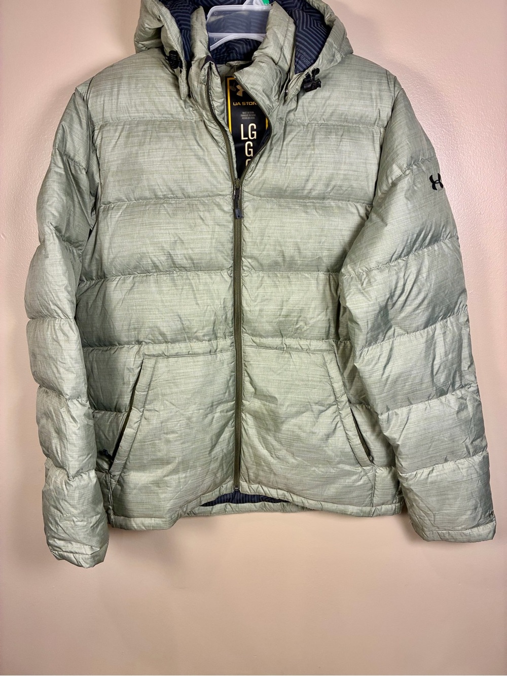 Under Armour UA Storm Infrared Quilted Duck Down Hooded Puffer Jacket 700